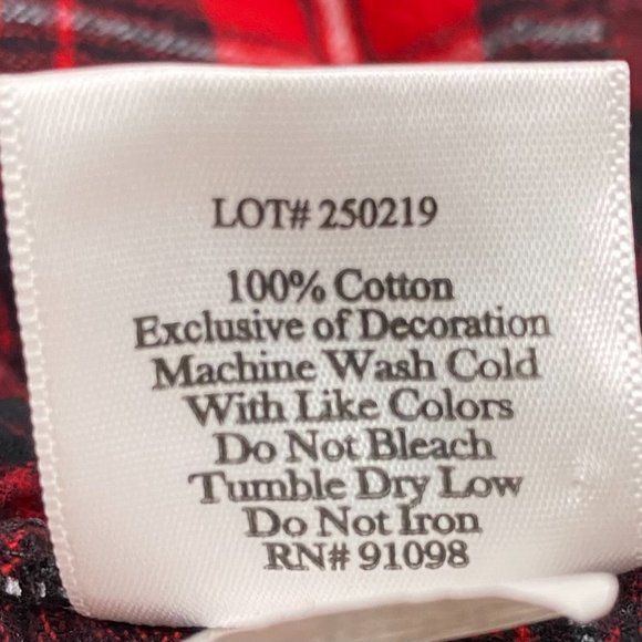 Boxercraft Men's Flannel Pant Size XL Red SKU 000313-5 - Picture 6 of 6